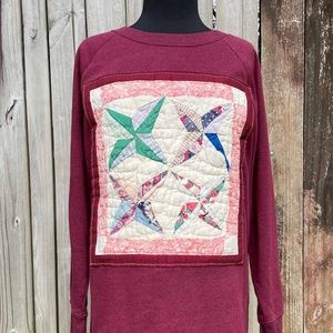 Vintage Quilt Patchwork Sweatshirt